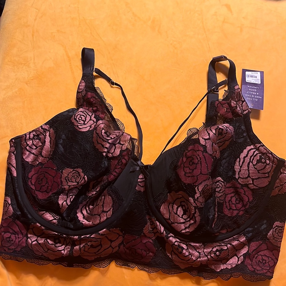 NWTLane Bryant Seriously Sexy Cacique Collection LightlyLined French Balconette